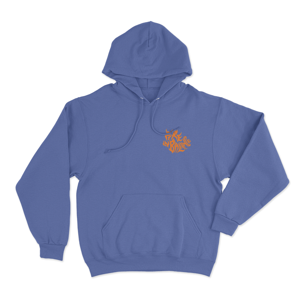 Fire N Battle Unisex Hoodie Blue Fire N Battle Unisex Hoodie Blue