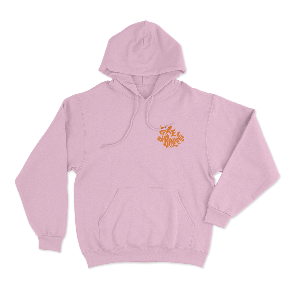 Fire N Battle Unisex Hoodie Pink Fire N Battle Unisex Hoodie Pink