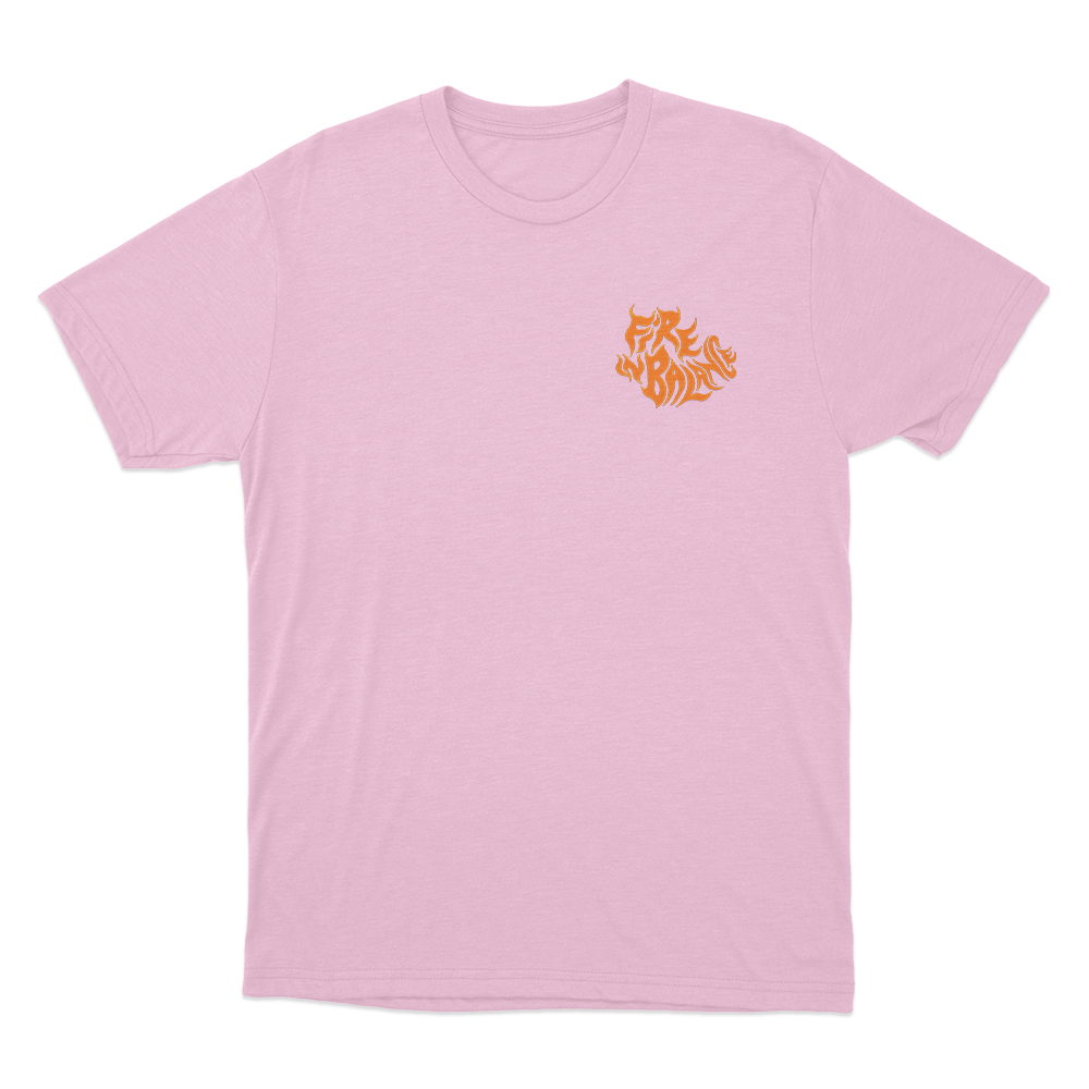 Fire N Battle Unisex T Shirt Pink Fire N Battle Unisex T Shirt Pink