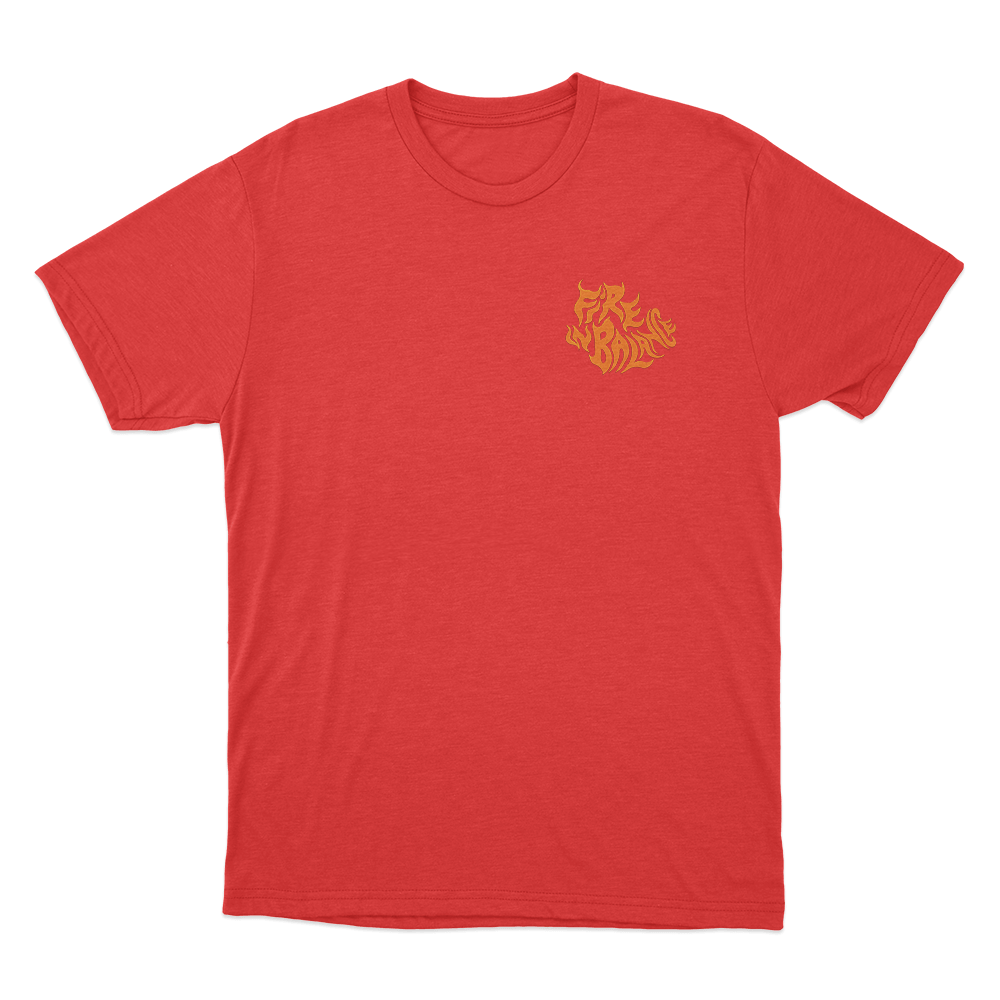 Fire N Battle Unisex T Shirt Red Fire N Battle Unisex T Shirt Red