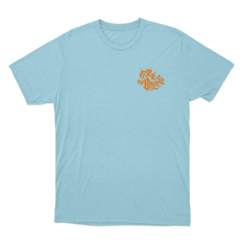 Fire N Battle Unisex T Shirt Sky Blue Fire N Battle Unisex T Shirt Sky Blue