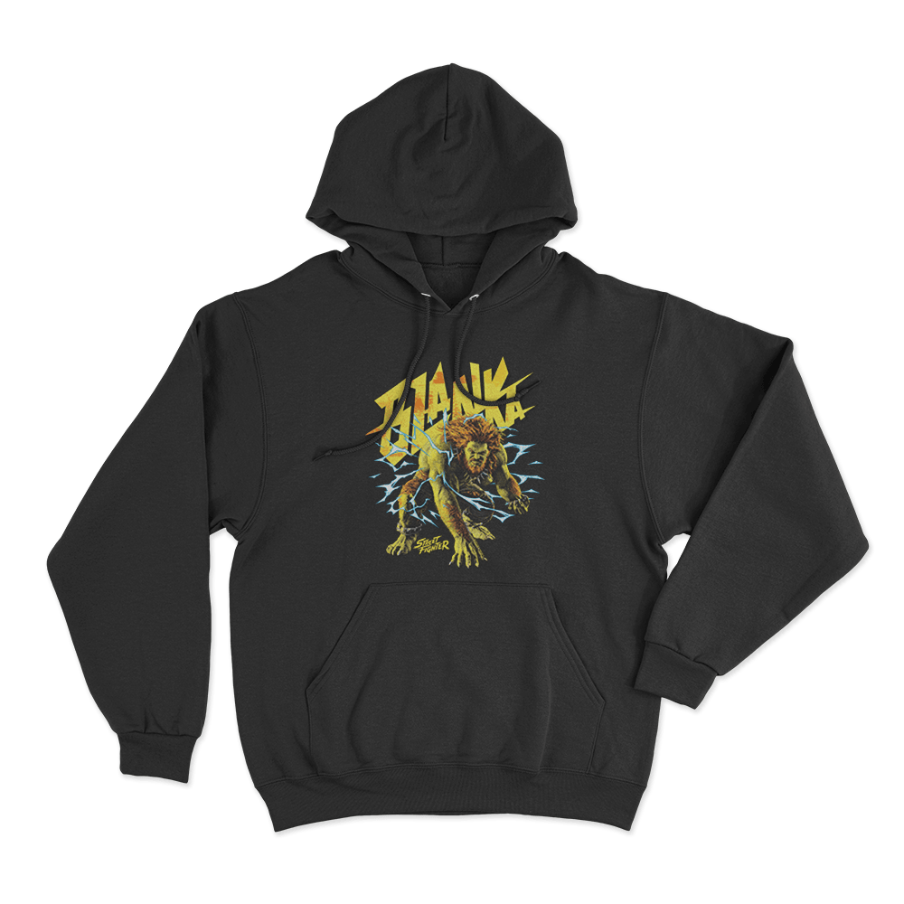 Street Fighter Blanka Unisex Hoodie Black Street Fighter Blanka Unisex Hoodie Black