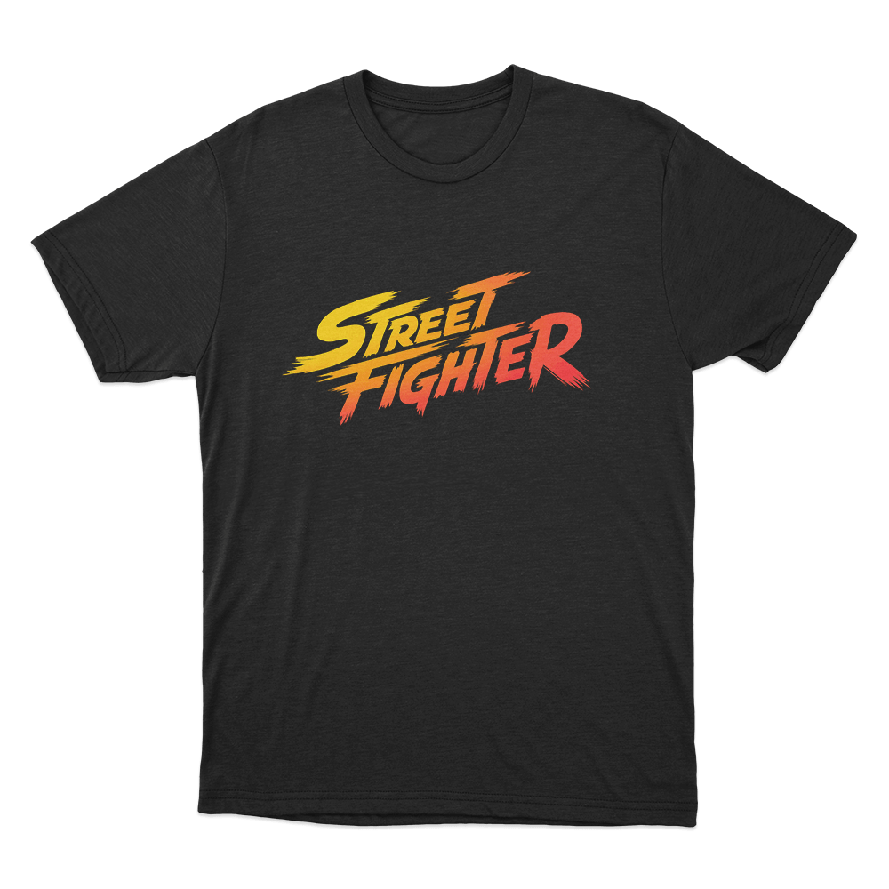 Street Fighter Logo Unisex T Shirt Black Street Fighter Logo Unisex T Shirt Black