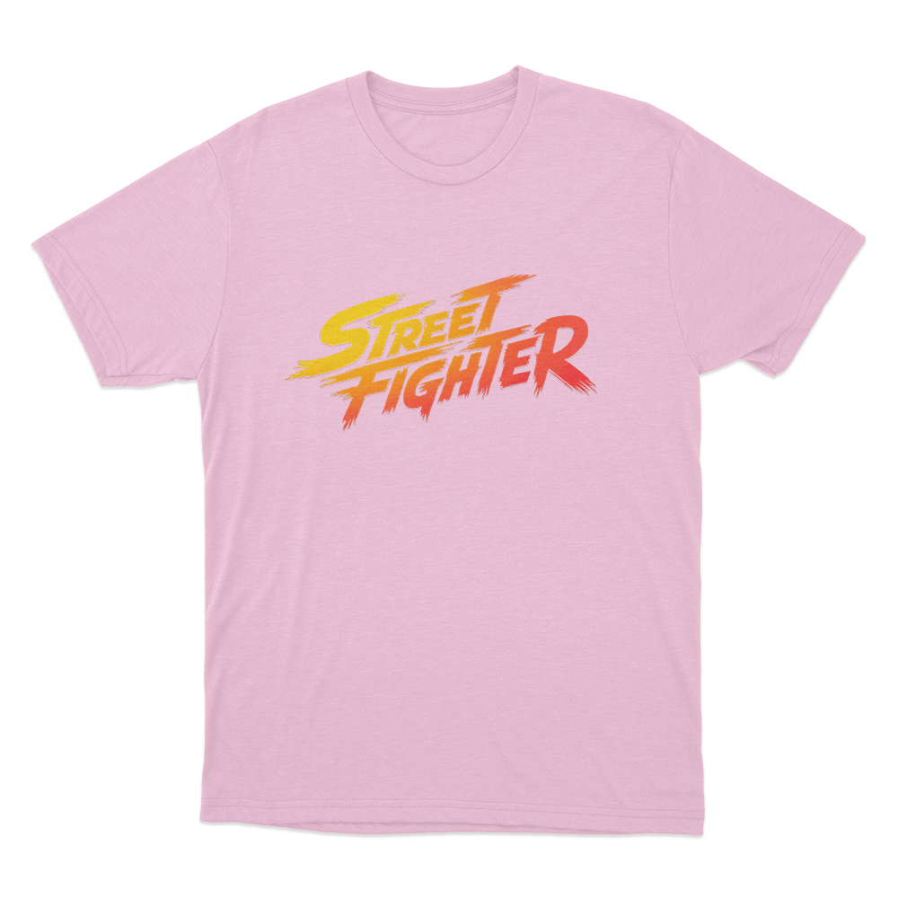 Street Fighter Logo Unisex T Shirt Pink Street Fighter Logo Unisex T Shirt Pink