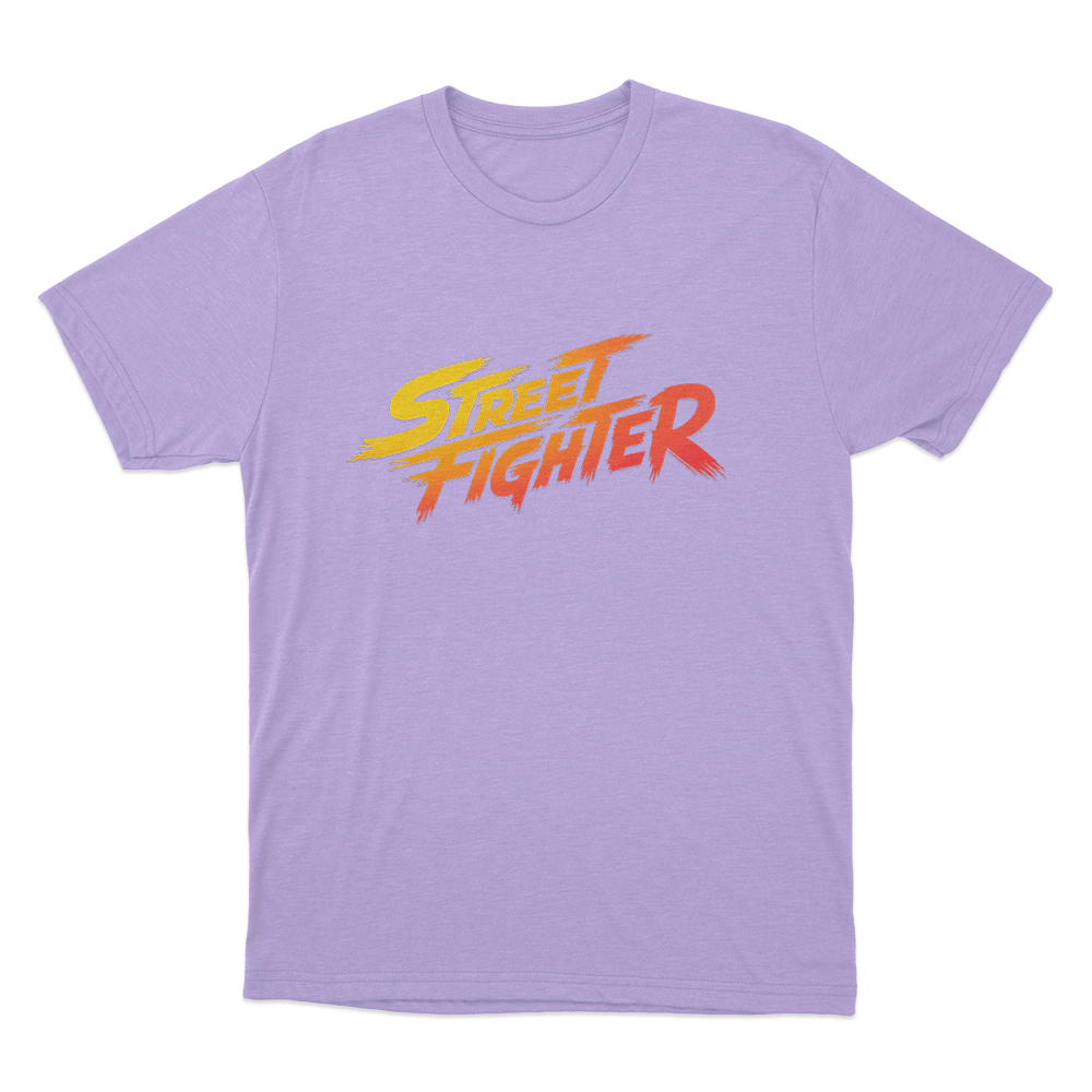 Street Fighter Logo Unisex T Shirt Purple Street Fighter Logo Unisex T Shirt Purple