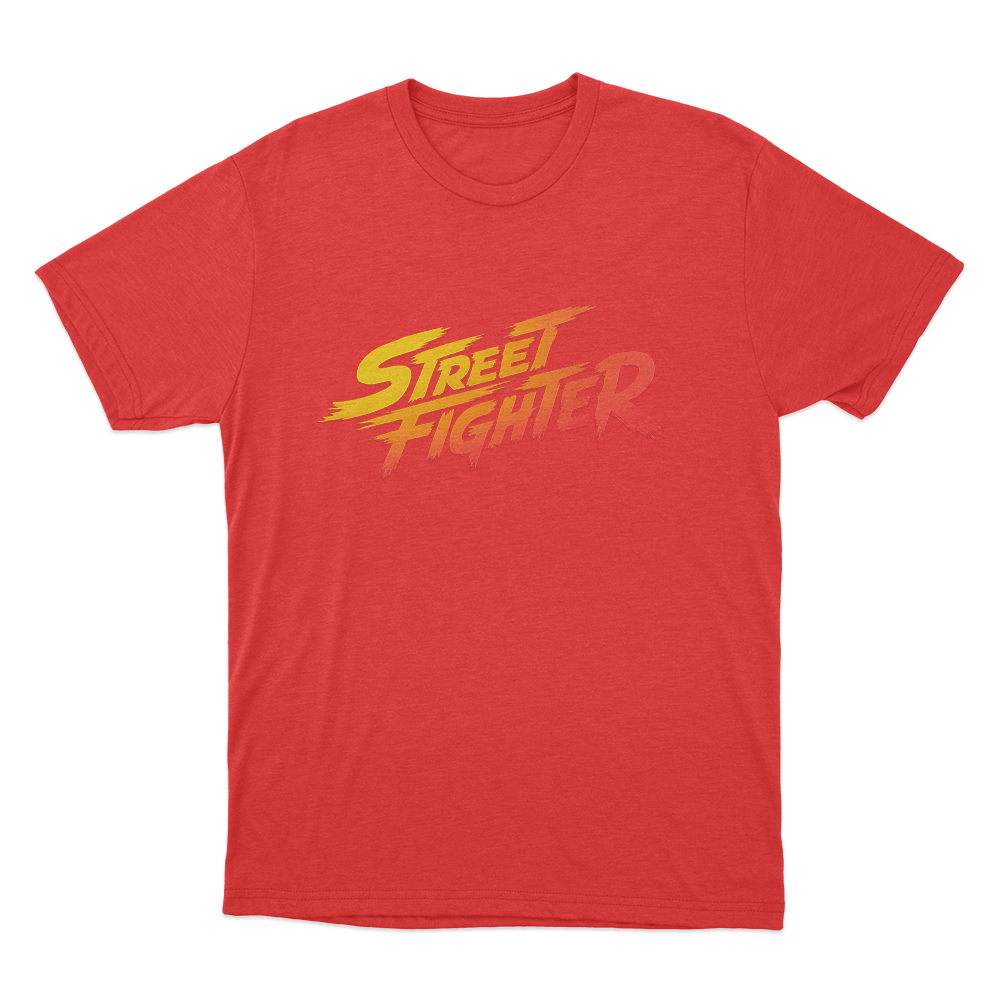 Street Fighter Logo Unisex T Shirt Red Street Fighter Logo Unisex T Shirt Red