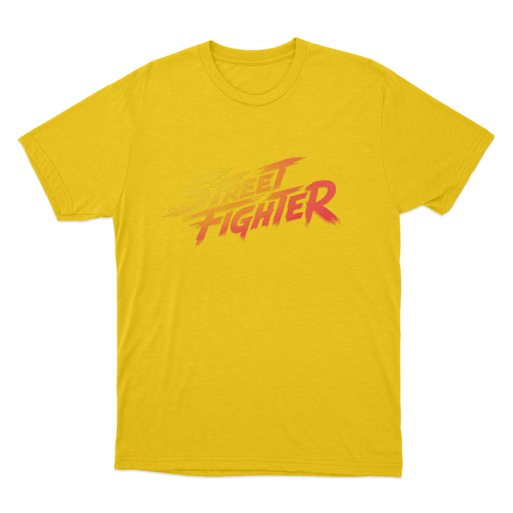 Street Fighter Logo Unisex T Shirt Yellow Street Fighter Logo Unisex T Shirt Yellow