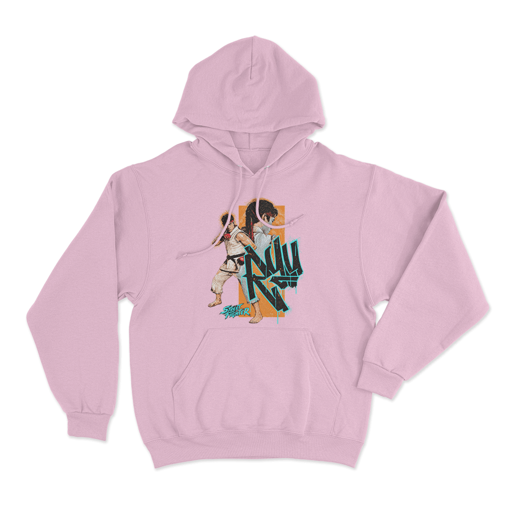 Street Fighter Ryu Unisex Hoodie Pink Street Fighter Ryu Unisex Hoodie Pink