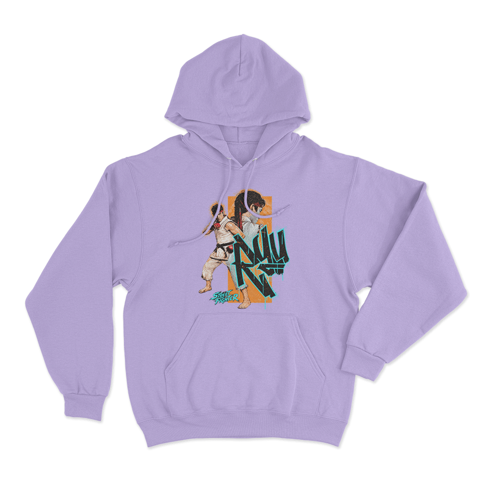 Street Fighter Ryu Unisex Hoodie Purple Street Fighter Ryu Unisex Hoodie Purple