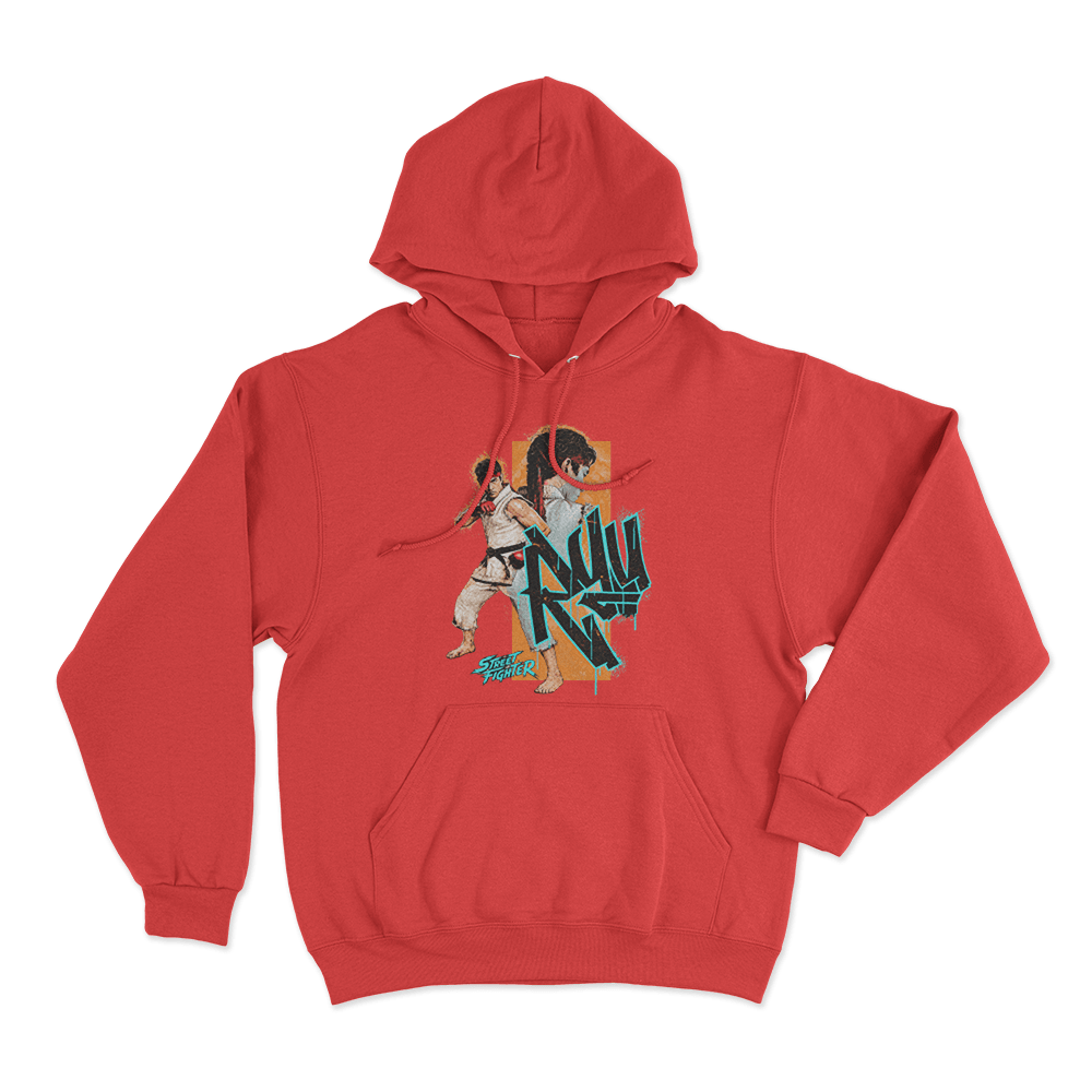 Street Fighter Ryu Unisex Hoodie Red Street Fighter Ryu Unisex Hoodie Red
